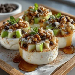 In the realm of healthy snacks, few recipes can rival the simplicity and delight of Frozen Apple Walnut Yogurt Discs. This refreshing treat combines the creamy, tangy goodness of Greek yogurt with the crispness of fresh apples and the satisfying crunch of walnuts, resulting in a snack that is not only delicious but also rich in nutrients. Perfect for warm afternoons or as a wholesome dessert, these yogurt discs are a fantastic way to satisfy sweet cravings without compromising on health.