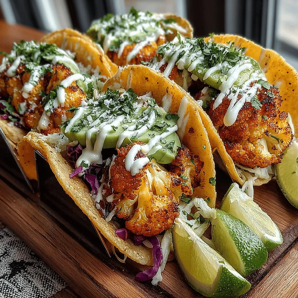 In recent years, plant-based meals have surged in popularity, driven by a growing awareness of health, sustainability, and culinary creativity. More people are turning to vegetarian and vegan options, not just for ethical reasons, but also to embrace a lifestyle that emphasizes whole foods and vibrant flavors. One dish that perfectly embodies this trend is Zesty Roasted Cauliflower Tacos with Lime Crema. These tacos are not only visually appealing but also offer a delightful explosion of taste that satisfies both the palate and the conscience.