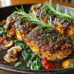 Chicken Skillet with Sweet Fig Jam & Balsamic Glaze