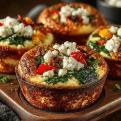 Savory Spinach and Feta Veggie Egg Muffins: A Nutritional Powerhouse