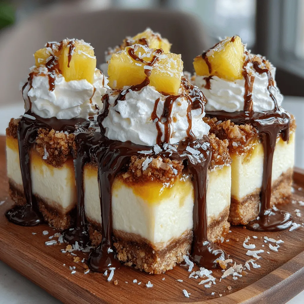 As the temperature rises and the sun shines brighter, many of us start craving cool, refreshing treats that can help us beat the heat. Introducing Frosty Tropical Delight Bars—an exquisite dessert that embodies the essence of summer. These bars are a delightful fusion of sweet pineapple and creamy Greek yogurt, making them not only a delicious indulgence but also a healthier alternative to traditional ice cream or frozen desserts. Perfect for family gatherings, summer picnics, or just a refreshing snack on a hot day, these bars are simple to prepare and incredibly satisfying.