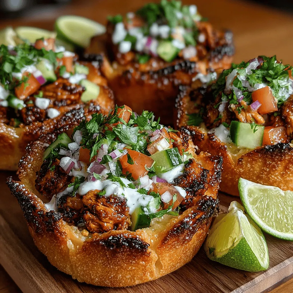 The star of the Mini Chicken Tikka Naan Cups is the tender, shredded chicken, which can be easily sourced or prepared at home. For convenience, many home cooks opt for rotisserie chicken, which not only saves time but also provides a rich flavor thanks to its herbs and spices. If you prefer a homemade approach, poaching or grilling chicken breast seasoned with basic spices can yield equally delicious results. The key is ensuring the chicken is cooked through, shredded into bite-sized pieces, and allowed to soak up the marinade, which enhances its flavor and tenderness.
