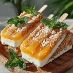 As the temperatures rise and summer approaches, the craving for refreshing treats becomes almost universal. One delightful way to cool down while satisfying your sweet tooth is with Tropical Bliss Frozen Coconut Mango Yogurt Sticks. These delicious frozen treats not only offer a burst of tropical flavor but are also a healthier indulgence for the warmer months. Made with ripe mangoes and creamy coconut yogurt, these yogurt sticks are a guilt-free option that the whole family can enjoy.