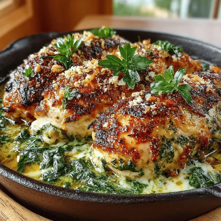 In the realm of comfort food, few dishes can compete with a creamy and flavorful bake that combines the heartiness of chicken, the richness of cream, and the vibrant taste of pesto. The Creamy Pesto Chicken and Spinach Bake is a culinary delight that not only satisfies cravings but also offers a delightful medley of textures and flavors, making it an instant family favorite. This dish is ideal for weeknight dinners or special occasions, as it showcases a harmonious blend of ingredients that come together to create a meal that is both satisfying and nourishing. In this article, we will guide you through the ingredients, preparation, and cooking process, ensuring that you can effortlessly recreate this delicious dish in your own kitchen.