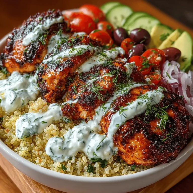 Greek cuisine is renowned for its vibrant flavors, fresh ingredients, and a deep sense of tradition that resonates through each dish. From the sun-kissed shores of the Aegean to bustling city tavernas, Greek food offers a delightful experience that celebrates the bounty of the land. The Zesty Greek Chicken Bowl is a perfect representation of this culinary heritage, combining marinated chicken, fresh vegetables, and a creamy tzatziki sauce that captures the essence of Greece in every bite. This dish not only tantalizes the taste buds but also brings a wealth of health benefits, making it an ideal choice for those seeking nutritious yet flavorful meals.