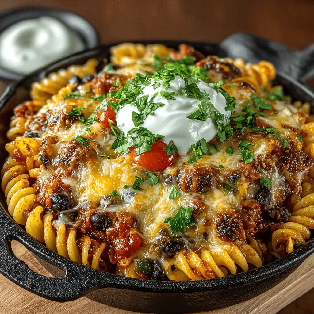 Fusion cuisine has become a celebrated trend in the culinary world, blending elements from different food traditions to create exciting new dishes. One such dish that embodies this concept is the Hatch Chili Enchilada Pasta Skillet. This recipe seamlessly combines the rich, vibrant flavors of traditional Mexican enchiladas with the comforting, familiar texture of pasta, resulting in a hearty meal that satisfies on multiple levels. As busy lifestyles continue to dominate, one-pan meals like this one are gaining traction for their simplicity and ease of preparation, making them perfect for families and individuals alike.