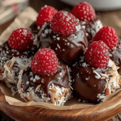 Melting chocolate is a crucial step in the process of creating Choco-Raspberry Bliss Bites. To achieve a smooth consistency, it’s essential to use a gentle approach. The best method to melt chocolate is by using a double boiler. Fill a pot with a few inches of water and bring it to a gentle simmer, then place a heatproof bowl on top, ensuring it doesn’t touch the water. Add your chopped chocolate into the bowl and stir frequently until it’s fully melted.
