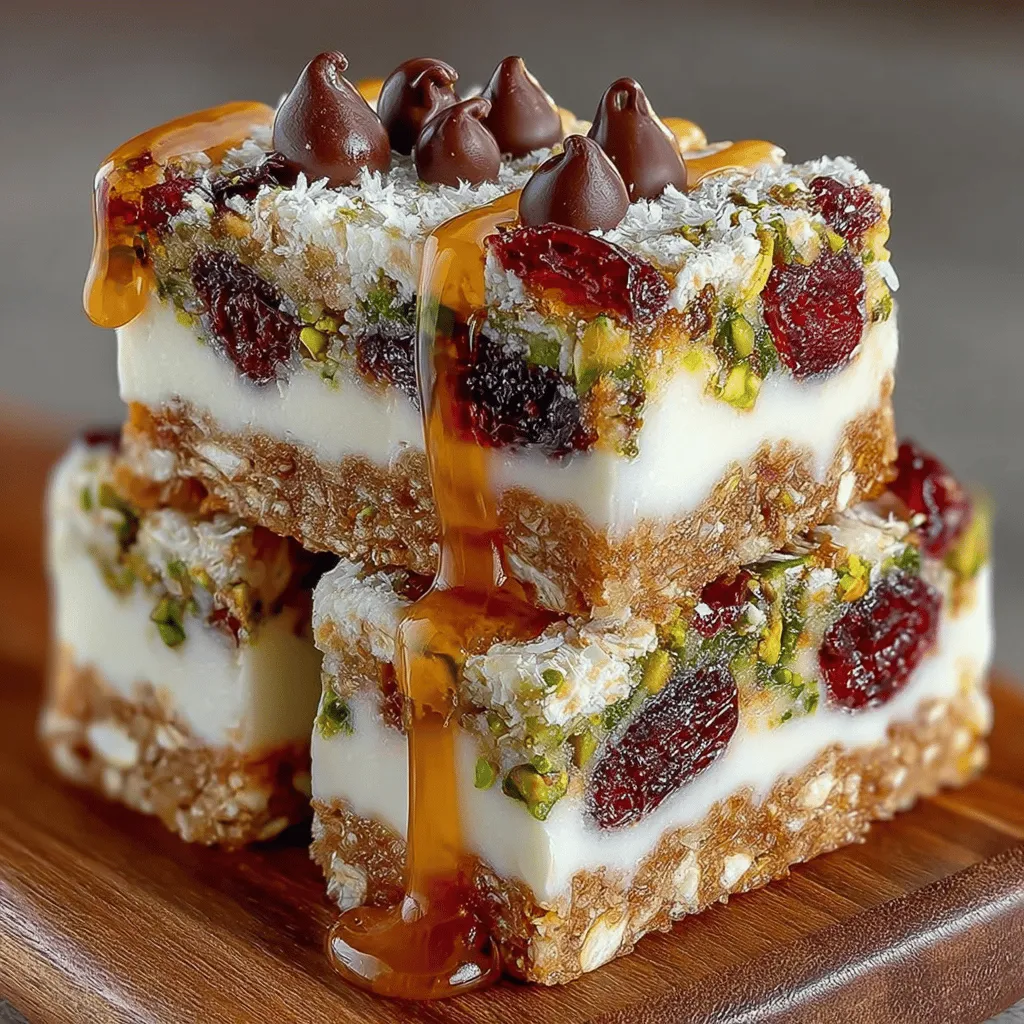 In the realm of healthy snacking, few treats can rival the allure of Pistachio Dream Bars. These bars not only tantalize the taste buds but also combine a perfect blend of nutrition and flavor, making them an ideal choice for any time of the day. Imagine a snack that’s as satisfying as it is wholesome, featuring key ingredients like Greek yogurt, crunchy pistachios, and sweet, chewy dried fruits. Whether you’re searching for a quick breakfast option, a post-workout refuel, or a guilt-free treat to curb your cravings, Pistachio Dream Bars rise to the occasion effortlessly.