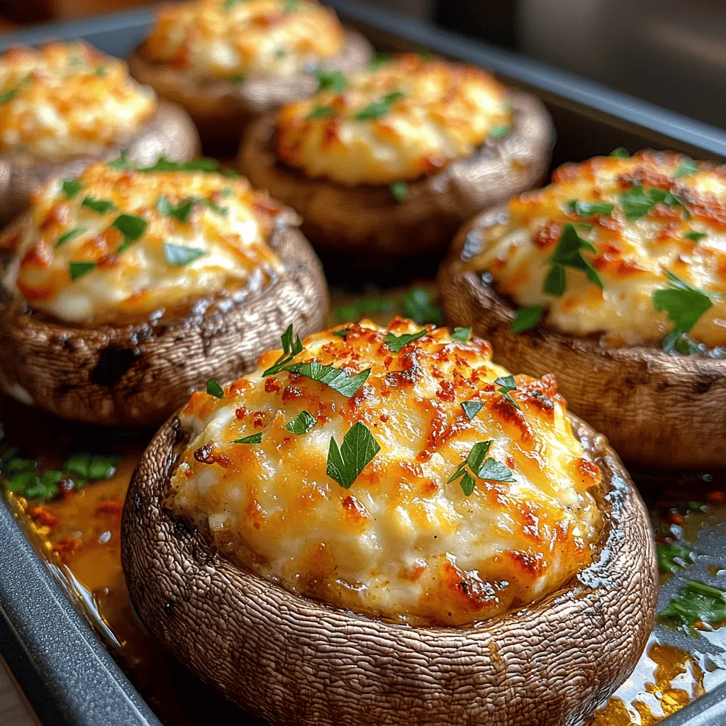 Stuffed mushrooms have long been a cherished appetizer in various culinary traditions, celebrated for their versatility and robust flavor profile. These delectable bites can serve as an elegant starter at dinner parties or a comforting snack during a cozy night in. The beauty of stuffed mushrooms lies in their adaptability; the filling can range from savory cheeses to rich meats or even vibrant vegetables, catering to diverse palates and dietary preferences. Today, we are excited to introduce you to a popular variation: Cheesy Delight Air Fryer Stuffed Mushrooms.