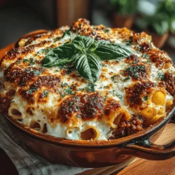 Cheesy Baked Rigatoni Delight: A Comforting Classic