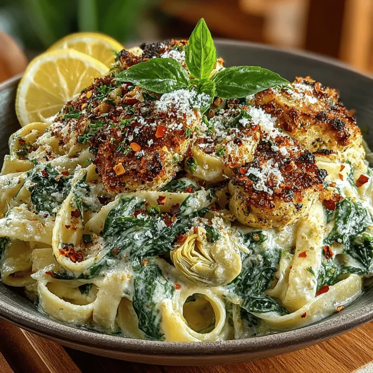 If you’re a pasta lover, the allure of a creamy and flavorful dish is hard to resist. Creamy Spinach & Artichoke Pasta is a culinary delight that beautifully marries rich textures with vibrant tastes. This dish not only satisfies your cravings but also provides a wholesome experience, thanks to its fresh ingredients like spinach and artichokes. Perfect for weeknight dinners, intimate gatherings, or special occasions, this recipe is versatile and easy to adapt, making it a staple in many households.