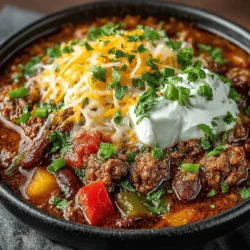 Hearty Slow Cooker Beef Chili