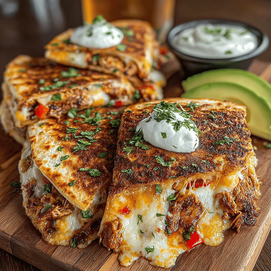 Crispy Chicken Fajita Quesadillas are a delightful fusion of bold flavors and textures that promise to elevate your weeknight dinners. This recipe combines perfectly seasoned chicken with vibrant bell peppers and onions, all enclosed in crispy tortillas and melted cheese. The result is a dish that not only satisfies the taste buds but also provides a feast for the eyes with its colorful ingredients. Whether you are cooking for family, friends, or just yourself, these quesadillas are a perfect solution for a quick and delicious meal.