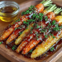 When it comes to creating a dish that balances simplicity and sophistication, Sweet Maple Bliss Carrots stand out as a remarkable choice. These glazed carrots, infused with the rich flavors of maple syrup and aromatic thyme, offer a delightful contrast of sweetness and earthiness that can elevate any meal. Whether served alongside a holiday feast or as a comforting weeknight side, this recipe showcases the natural beauty and flavor of fresh carrots, making it a versatile addition to your culinary repertoire.