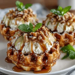 Mini Apple Waffle Breakfast Pizzas: A Delicious Morning Treat