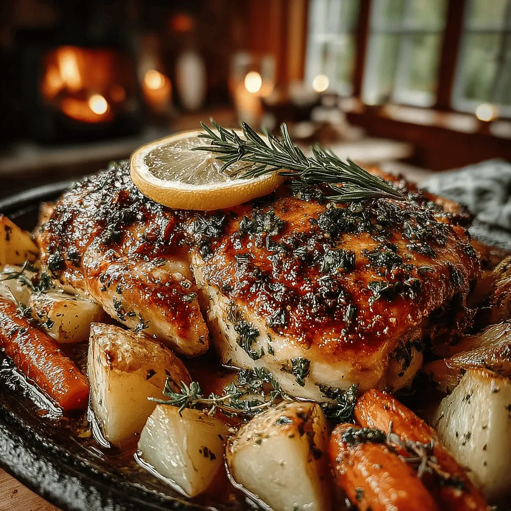 Roasting a whole chicken is more than just a cooking method; it is a cherished tradition that has been passed down through generations, bringing families together around the dinner table. The Savory Herb Butter Roasted Chicken recipe takes this time-honored practice to new heights, combining the rich flavors of herb-infused butter with juicy, perfectly roasted chicken and a medley of root vegetables. This dish is not only comforting but also sophisticated enough to impress guests during special occasions or Sunday family dinners.