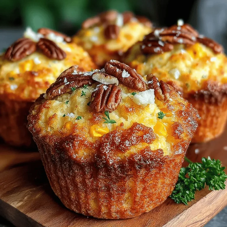 As the leaves begin to change and the air turns crisp, many home bakers start to gravitate towards comforting pumpkin-flavored treats. Among these, pumpkin cornbread muffins stand out as a delightful fusion of flavors and textures that capture the essence of autumn. These muffins are not just a seasonal indulgence; they bring together the natural sweetness of pumpkin, the crunch of corn, and the rich nuttiness of pecans, making them a perfect accompaniment to soups, stews, or simply enjoyed on their own.