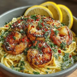 Zesty Lemon Garlic Shrimp Pasta: A Culinary Delight
