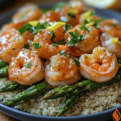 Savory Garlic Butter Shrimp & Asparagus Bliss