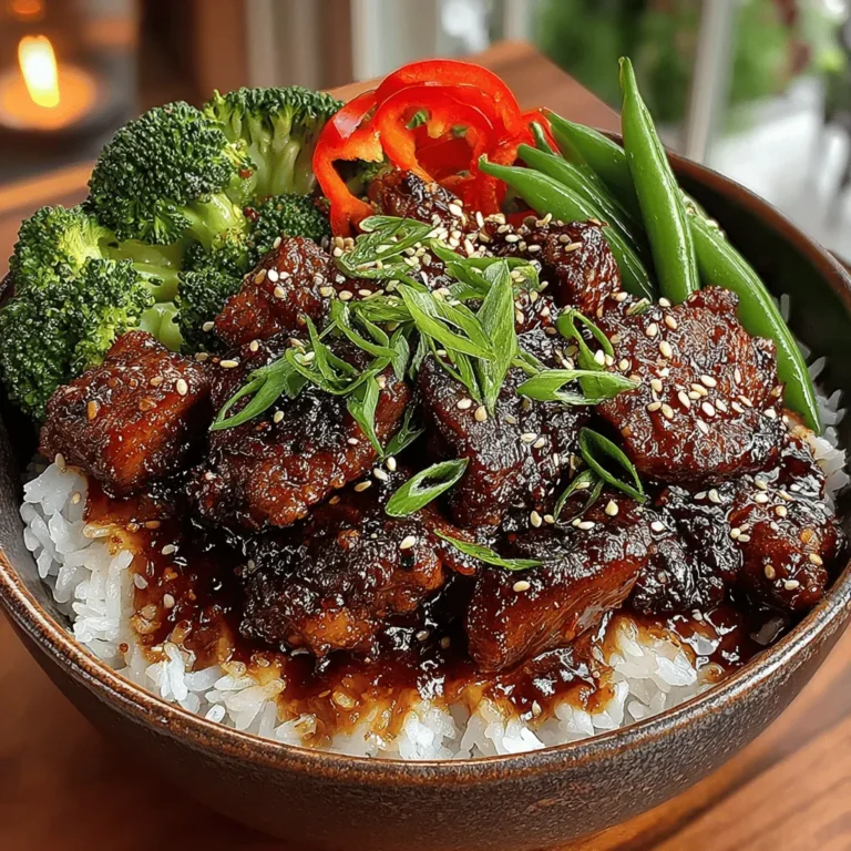 Sweet Sticky Teriyaki Chicken Bowls are not just a meal; they are a culinary experience that brings the vibrant flavors of Japan into your home kitchen. This dish is a harmonious blend of tender, marinated chicken thighs, fluffy jasmine rice, and a colorful array of steamed vegetables, all drizzled with a luscious homemade teriyaki sauce. Not only is this recipe visually appealing, but it is also packed with nutrients, making it an ideal choice for a wholesome family dinner. What’s more, this delightful recipe can be prepared in under an hour, making it perfect for busy weeknights.