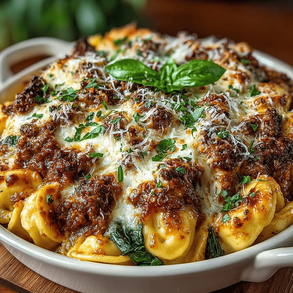 Incorporating spinach into the Italian Sausage & Spinach Tortellini Bake is not just a way to add color but also an essential step for enhancing the nutritional profile of the dish. Wilting the spinach before adding it to the bake is crucial for several reasons. First, it reduces the volume significantly, making it easier to blend with the other ingredients without overwhelming the dish. Second, wilting the spinach softens its texture, allowing it to meld beautifully with the creamy sauce and tender tortellini. This step also helps to release some of the spinach's moisture, preventing the bake from becoming overly watery.