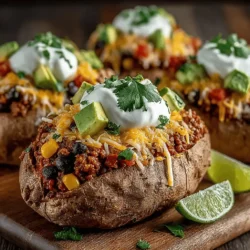 Taco-Stuffed Sweet Potatoes: Create the Perfect Taco Boat