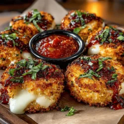 Welcome to the delightful world of Golden Baked Mozzarella Bites, an appetizer that promises to be the star of your next gathering. These tantalizing morsels combine the creamy, gooey goodness of fresh mozzarella with a perfectly crunchy exterior, making them an irresistible treat for cheese lovers of all ages. Whether you’re hosting a game night, preparing for a festive celebration, or simply seeking a quick and satisfying snack, these bites are an excellent choice that will leave your guests clamoring for more.