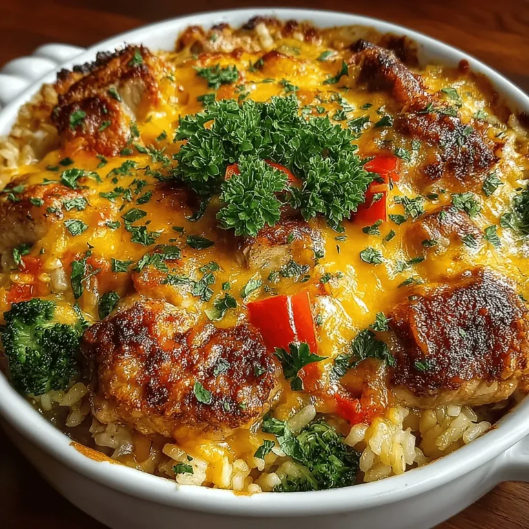 When it comes to comforting meals that satisfy both the palate and the body, few dishes can compete with a Savory Chicken and Rice Bake with Veggies. This wholesome recipe is not only a delightful combination of flavors and textures but also a nutritious option for family dinners or meal prep. Packed with protein, fiber, and an array of vitamins, this dish is the epitome of convenience without compromising on health.