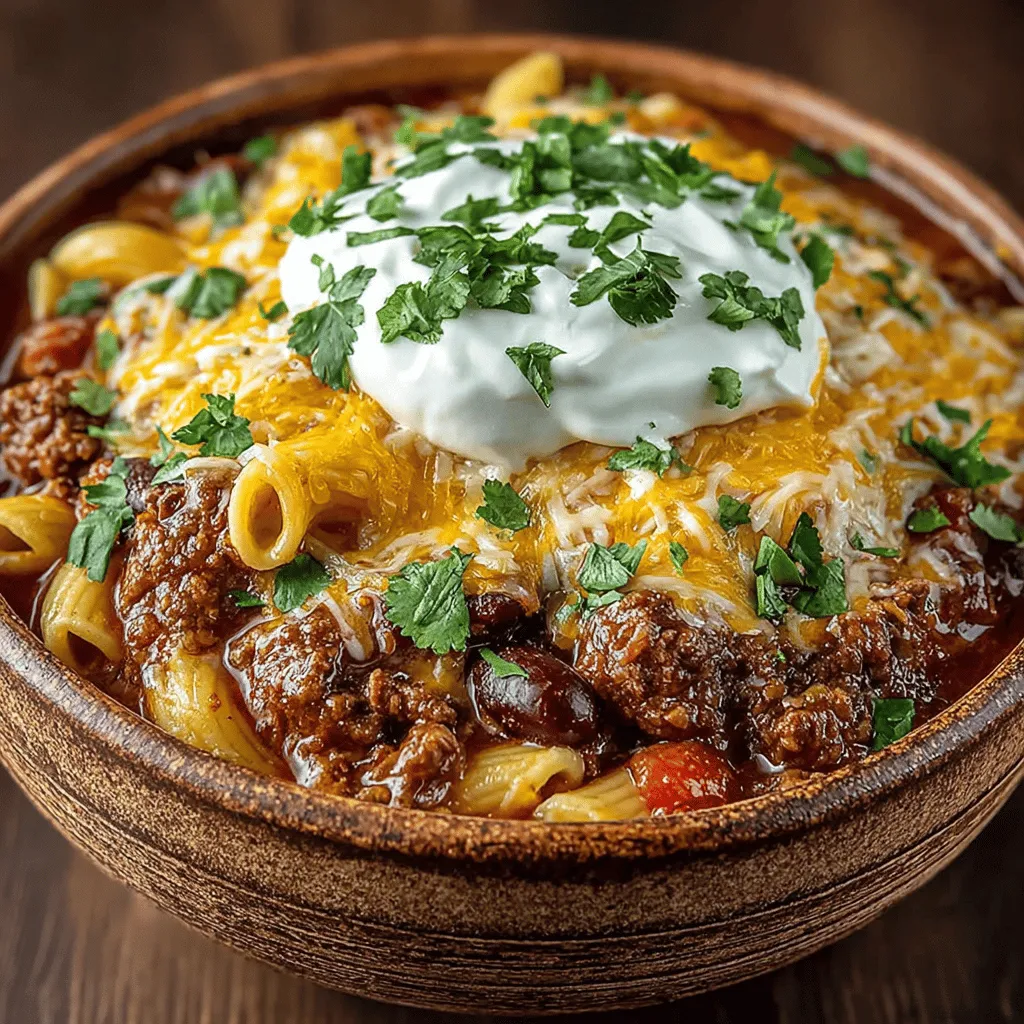 When it comes to comfort food, few dishes evoke the warmth and nostalgia of home cooking quite like Hearty Beef Chili Mac. This delightful recipe embodies the essence of hearty meals, providing a satisfying blend of flavors, textures, and nutritional benefits that make it a beloved choice for family gatherings, casual dinners, or cozy nights in. The combination of ground beef, macaroni, beans, and a medley of spices creates a symphony of taste that not only delights the palate but also delivers a sense of satisfaction and fulfillment associated with homemade meals.