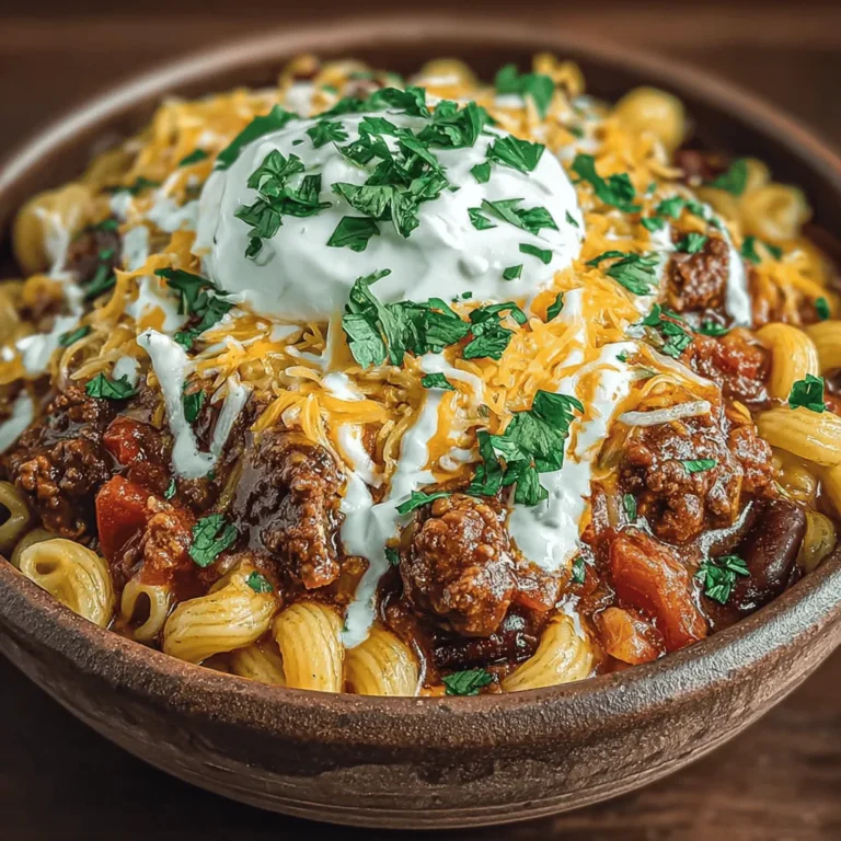 When it comes to comfort food, few dishes evoke the warmth and nostalgia of home cooking quite like Hearty Beef Chili Mac. This delightful recipe embodies the essence of hearty meals, providing a satisfying blend of flavors, textures, and nutritional benefits that make it a beloved choice for family gatherings, casual dinners, or cozy nights in. The combination of ground beef, macaroni, beans, and a medley of spices creates a symphony of taste that not only delights the palate but also delivers a sense of satisfaction and fulfillment associated with homemade meals.