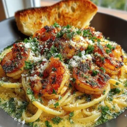 Elegant Shrimp Scampi Linguine