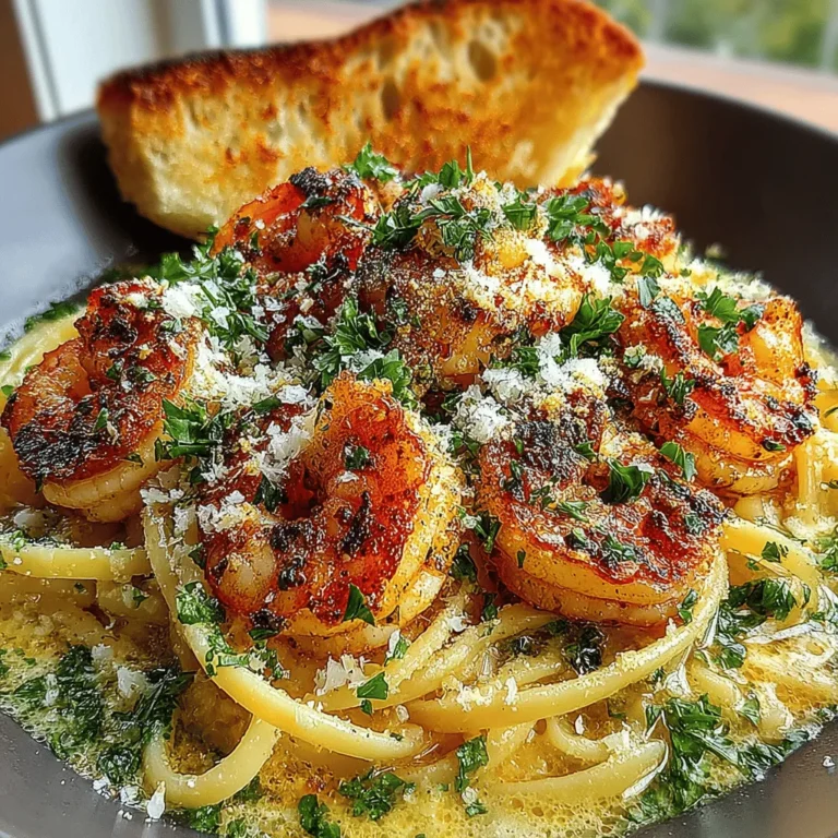 Shrimp Scampi is a classic Italian dish that has captured the hearts and palates of food lovers around the world. With its roots deeply embedded in Italian coastal cuisine, this delightful recipe showcases the sweetness of succulent shrimp, paired with a luscious garlic and butter sauce, all served atop a delicate bed of linguine. The appeal of Shrimp Scampi lies not only in its rich flavors but also in its ability to transform an ordinary weeknight dinner into an elegant dining experience. Whether you are hosting a cozy gathering or preparing a romantic meal for two, this dish is sure to impress.