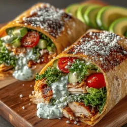 Crunchy & Creamy Healthy Chicken Caesar Wraps: A Delicious and Nutritious Meal