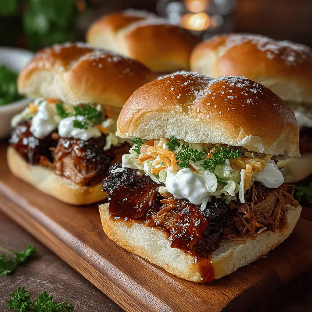 Pulled pork sandwiches are a quintessential comfort food that evokes a sense of nostalgia and warmth, often reminding us of family gatherings and summer barbecues. Among the myriad of variations, the Smoky Sweet BBQ Pulled Pork Sandwich stands out for its rich flavor profile and tender texture. This dish is not merely a meal; it's an experience that combines the smoky essence of barbecue with the sweetness of a carefully crafted sauce, creating a delightful harmony that pleases the palate.