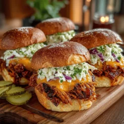 Smoky Sweet BBQ Pulled Pork Sandwiches: The Final Touches