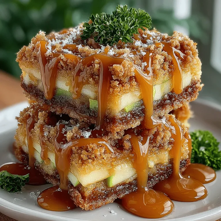 When it comes to desserts that evoke warmth and nostalgia, few can rival the deliciousness of Caramel Apple Pie Bars. This indulgent treat combines the traditional flavors of classic apple pie with a modern twist that makes it both visually appealing and utterly satisfying. Imagine biting into a buttery, crumbly base, layered with tender, spiced apples, and finished off with a luscious caramel drizzle—it's a dessert that promises to delight your taste buds and impress your guests.