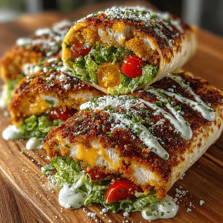 In today's fast-paced culinary landscape, wraps have surged in popularity as a versatile and convenient meal option. They combine the best of both worlds: a hearty filling and a portable format that makes them ideal for lunch, dinner, or even a quick snack on the go. Among the myriad of wrap recipes available, the Crunchy Caesar Delight Wraps stand out as a delightful fusion of the classic Caesar salad and a satisfying, hearty wrap.