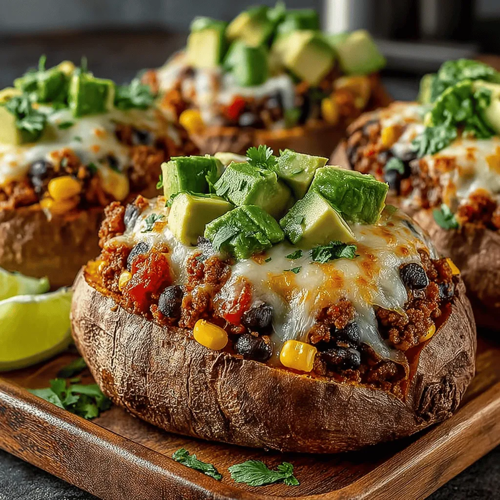 Taco-stuffed sweet potatoes have become a culinary sensation, combining the comfort of baked sweet potatoes with the vibrant and bold flavors of taco fillings. This dish is not only visually appealing but also offers a satisfying and hearty meal that caters to various dietary preferences. Whether you're a meat lover, vegetarian, or vegan, taco-stuffed sweet potatoes can easily be modified to suit your taste, making them a versatile addition to any meal plan.