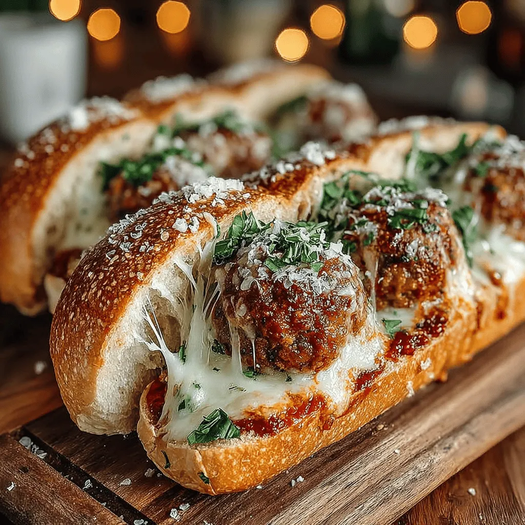 Savory Turkey & Spinach Meatball Subs are a delicious and nutritious twist on a classic favorite. These subs combine lean ground turkey with nutrient-rich spinach, creating a hearty yet healthy meal option that is perfect for lunch or dinner. The addition of a rich marinara sauce and melted mozzarella cheese elevates this dish, making it a satisfying choice for anyone craving comfort food without the guilt.