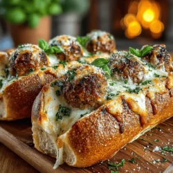 Savory Turkey & Spinach Meatball Subs Recipe