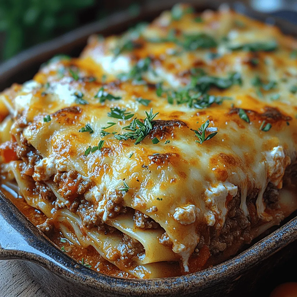 Lasagna is a dish that transcends borders, resonating with families and food lovers around the globe. Among the myriad of lasagna recipes out there, Cheesy Delight Lasagna stands out as a comforting classic that embodies the essence of home-cooked meals. Its rich, savory flavors and layers of gooey cheese combine to create a culinary experience that is both hearty and satisfying. Perfect for family gatherings, cozy weeknight dinners, or even special occasions, this lasagna is a favorite that never fails to impress.