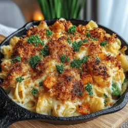 Cheesy Veggie Delight Skillet Mac & Cheese