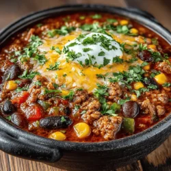 Fiery Fall Slow Cooker Turkey Chili
