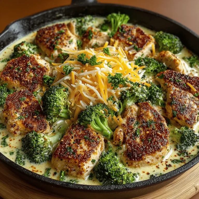 In today’s fast-paced world, finding meals that are both delicious and easy to prepare can be quite a challenge. The Creamy Chicken and Broccoli Skillet Dinner is a perfect solution, offering a delightful combination of flavors and textures while keeping cooking and cleanup to a minimum. This dish is not only satisfying but is also packed with nutrients, making it an excellent choice for busy families or anyone looking to whip up a wholesome meal in no time.