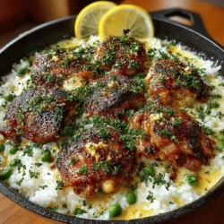 One-Pan Creamy Garlic Chicken & Rice: Step-by-Step Instructions and Serving Suggestions