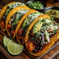 Sweet Heat Sweet Potato and Black Bean Tacos