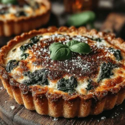 Savory Spinach & Goat Cheese Tart