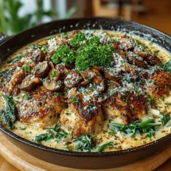 Heavenly Creamy Chicken and Mushroom Skillet: A Culinary Delight