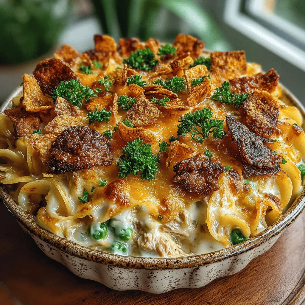 Tuna Delight Casserole is more than just a dish; it’s a warm embrace on a plate, a comforting meal that resonates with nostalgia and family gatherings. This casserole brings together the rich, savory flavors of tuna, creamy mushroom soup, and a delightful crunch from potato chips, making it a culinary favorite for both young and old alike. Whether you’re looking for a quick weeknight dinner or a dish to impress at potluck gatherings, Tuna Delight Casserole checks all the boxes. Its ease of preparation and ability to feed a crowd make it a staple in many households.